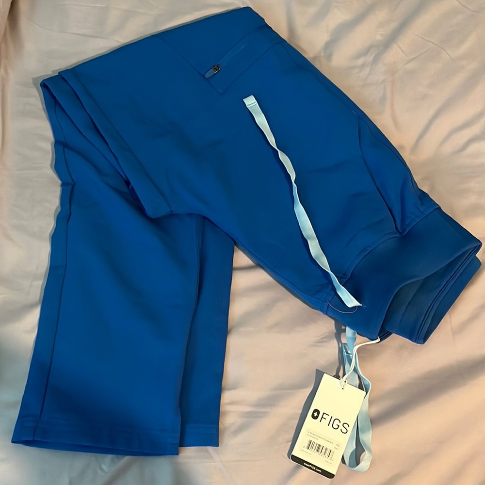 Royal Blue Yola™ High Waisted 2.0 - Petite Skinny Scrub Pants - XS - Petite